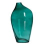 Ixia Jarrón Verde de Cristal Decoración 12,50 x 8,50 x 24 cm