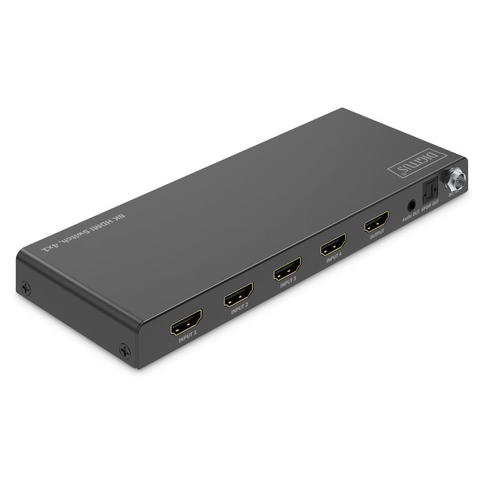 Digitus HDMI Switch 4x1 8K/60Hz Negro