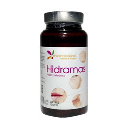 Mundonatural Hidramas 120 mg 60 cápsulas Complemento alimenticio Ácido hialurónico con Vitamina C para piel y colágeno