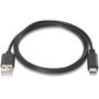 Aisens Cable USB 2.0 USB-C a USB-A 0,5m Negro