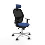 PIQUERAS Y CRESPO Silla de oficina Jorquera Azul Marino y Negro