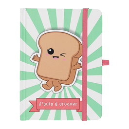 The Concept Factory Libreta Dina6 Funny Kawaii My Funny Papet Tostada Panda Gato