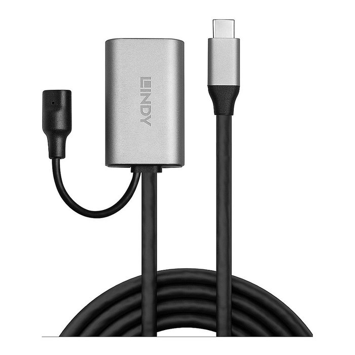 Lindy Cable de Extensión Activo USB 3.2 Gen 1 Tipo C a Tipo C de 5m Lindy Cable de Extensión Activo USB 3.2 Gen 1 Tipo C a Tipo C de 5m