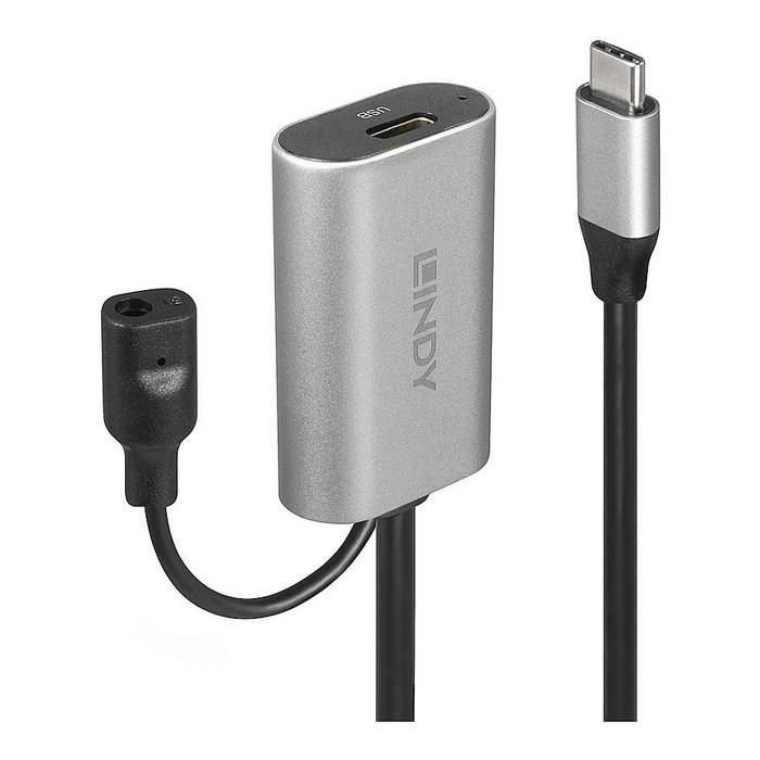 Lindy Cable de Extensión Activo USB 3.2 Gen 1 Tipo C a Tipo C de 5m Lindy Cable de Extensión Activo USB 3.2 Gen 1 Tipo C a Tipo C de 5m