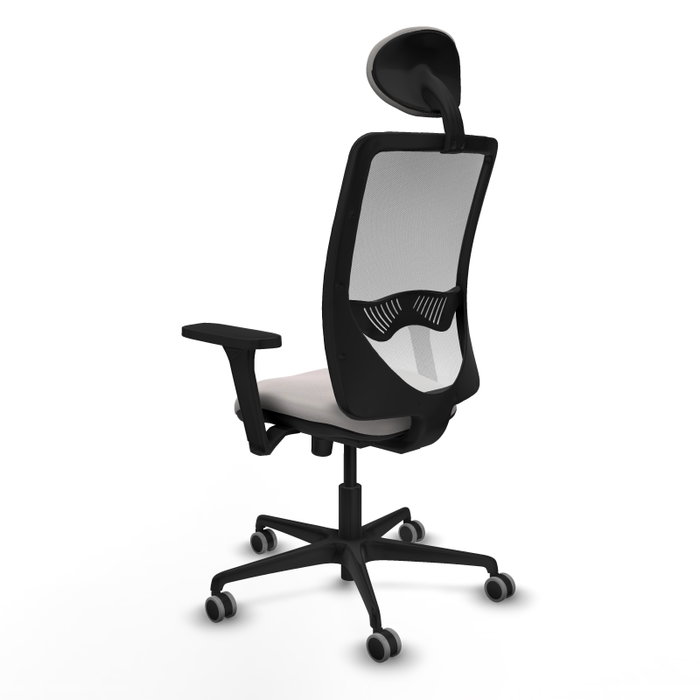 PIQUERAS Y CRESPO Silla de oficina Zulema Blanca con Mecanismo Sincro y Brazos 3D PIQUERAS Y CRESPO Silla de oficina Zulema Blanca con Mecanismo Sincro y Brazos 3D