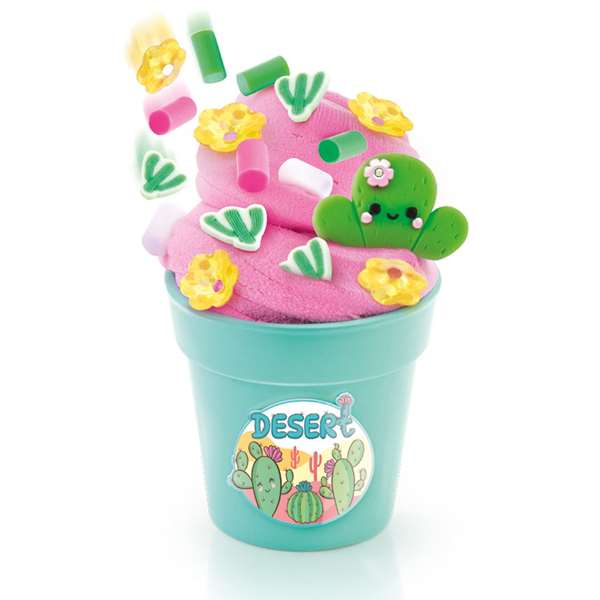 Canal Toys Juego Slime Mini Jardín Flower Mini Garden - Crea Slimes Coloridos y Aromáticos con 6 Macetas, Invernadero y Decoración, Mundo Floral (27x25x9 cm)