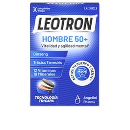 Leotron LEOTRON HOMBRE 50+ Multivitamínico para Hombres Mayores de 50 Años, Comprimidos, 30 Unidades