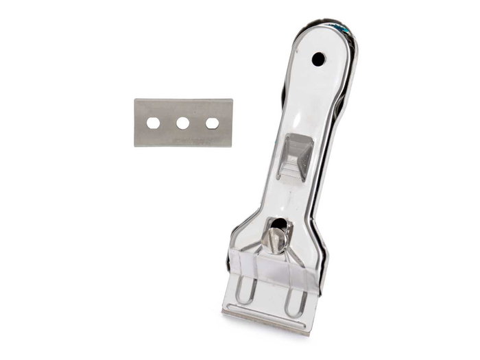 Kinvara Rascador Especial Vitrocerámica con 2 Recambios, Metal, 13.5x1x4.5 cm (Set de 48)