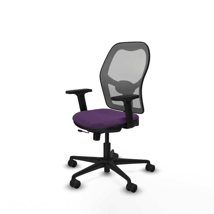 PIQUERAS Y CRESPO Silla de oficina Jorquera con mecanismo Sincro/Traslack Morado y Gris PIQUERAS Y CRESPO Silla de oficina Jorquera con mecanismo Sincro/Traslack Morado y Gris