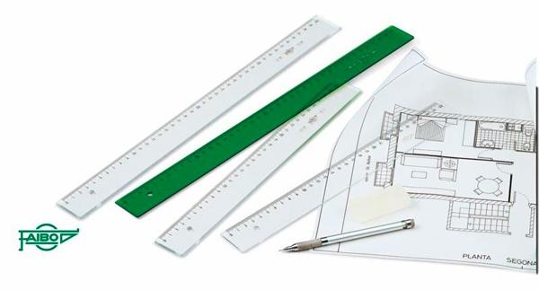 Faibo Regla 30 cm Metacrilato Verde Faibo Regla 30 cm Metacrilato Verde