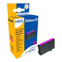 Pelikan Cartucho de Tinta Compatible Magenta para HP T6M07AE