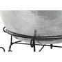 DKD Home Decor Jarrón XL de Aluminio y Soporte de Hierro 75x75x90 cm