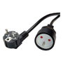 VALUE Cable de alimentación 3 m CEE7/7 a CEE7/5
