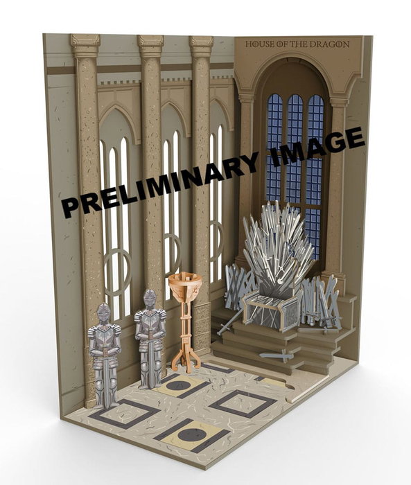 Revell Tiny Adventures House of the Dragon Iron Throne Book Nook