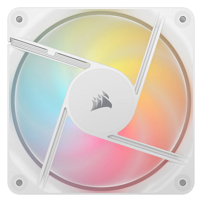 Corsair RS120-R ARGB Ventilador de caja 12 cm Blanco (Pack de 3)