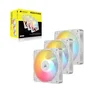 Corsair RS120-R ARGB Ventilador de Carcasa Blanco Triple Pack