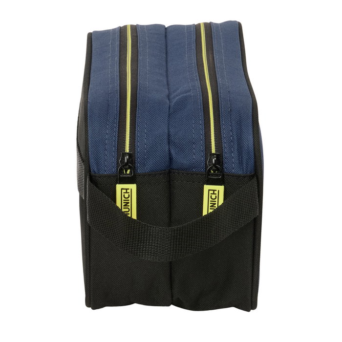 Neceser de Viaje Munich Track Azul Negro 26 x 15 x 12.5 cm