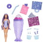 Mattel Barbie Muñeca Sorpresa Pop Reveal con Vaso Morado, Incluye 8 Sorpresas - Modelos Surtidos