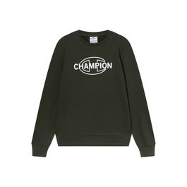 Sudadera sin Capucha Hombre Champion Graphic Shop Verde oscuro Verde militar S