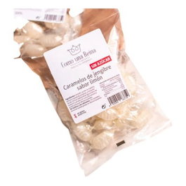 Como Una Reina Caramelos Jengibre Sabor Limón Sin Azúcar 75 Gr