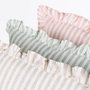 Cojín Rayas Gris Algodón 50 X 30 cm (Set de 2)