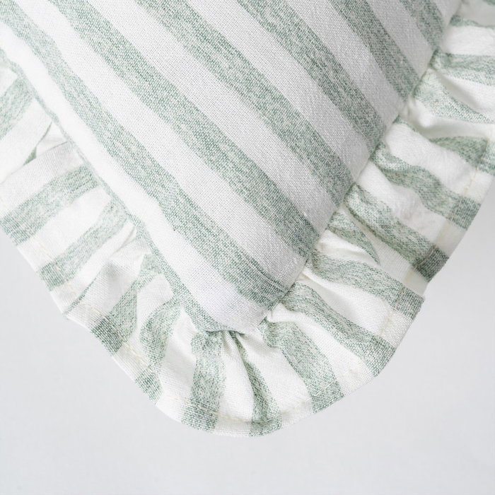 Cojín Rayas Gris Algodón 50 X 30 cm (Set de 2)