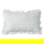 Cojín Rayas Gris Algodón 50 X 30 cm (Set de 2)