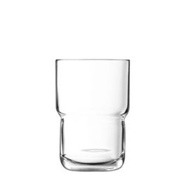 ARC LOT - Vaso Alto de Vidrio 32 cl, 120 mm de Alto, Diámetro 70 mm, Colección Cristalería Lisa y Apilable (Set de 6)