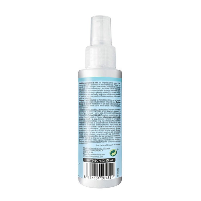 Flower Repelente de Insectos Infantil en Spray 100 ml - Protección eficaz contra Mosquitos, Mosquito Tigre, Moscas y Avispas