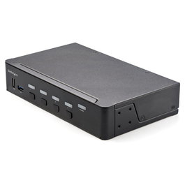 StarTech.com Conmutador KVM HDMI 4 Puertos 4K 60Hz Ultra HD HDR - Switch para 1 Monitor - USB 3.0 y 2.0, Audio, HDCP 2.2, EDID