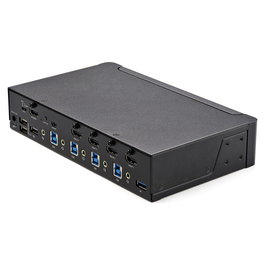 StarTech.com Switch KVM 4 Puertos HDMI 2.0 4K 60Hz con Hub USB 3.0 SV431HU34K6