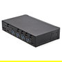 StarTech 4K 60Hz HDMI KVM Switch de 4 Puertos - Conmutador para 1 Monitor, HDR, Audio, USB 3.0 Hub, Modelo con Teclas de Acceso Directo