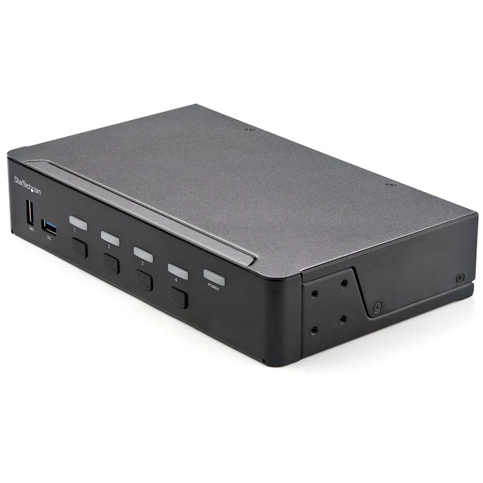StarTech.com Switch KVM de 4 Puertos HDMI 2.0 4K, 60Hz HDR, con Hub USB 3.0, Negro StarTech.com Switch KVM de 4 Puertos HDMI 2.0 4K, 60Hz HDR, con Hub USB 3.0, Negro