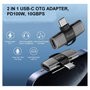 Equip Adaptador USB-C a 2x USB-C 10Gbps PD 100W Gris