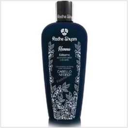 RADHE SHYAM Bálsamo Acondicionador Henna Color Negro Reacondicionado