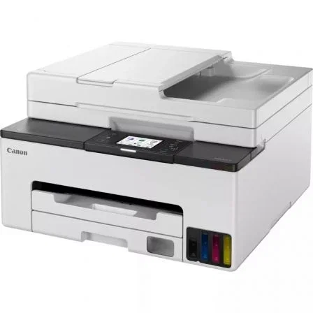 Canon Multifunción GX2050 MegaTank WiFi Fax Blanca Impresora Inyección de Tinta Recargable para Pequeñas Oficinas