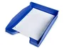 Q-connect Bandeja sobremesa plástico azul opaco 240x70x340 mm
