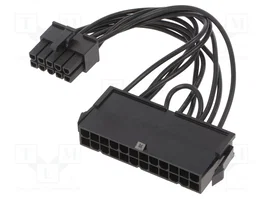 AKYGA Cable de alimentación 10pin macho a ATX hembra 24pin 0,1m