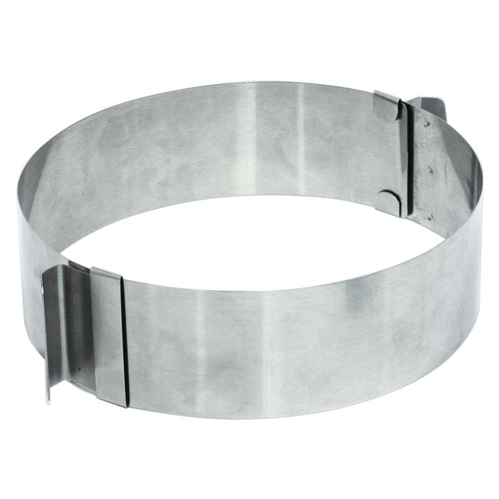 Cuisy Molde Aro Extensible Acero Inoxidable Horno Diámetro 8,5-15 cm Altura 5 cm