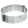 Cuisy Molde Aro Extensible Acero Inoxidable Horno Diámetro 8,5-15 cm Altura 5 cm