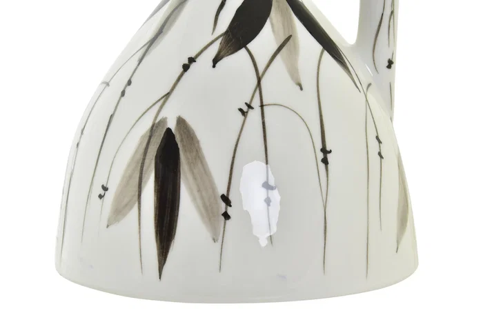 DKD Home Decor Jarrón de Porcelana Blanco 15x15x28 cm DKD Home Decor Jarrón de Porcelana Blanco 15x15x28 cm