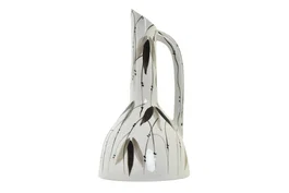 DKD Home Decor Jarrón de Porcelana Blanco 15x15x28 cm