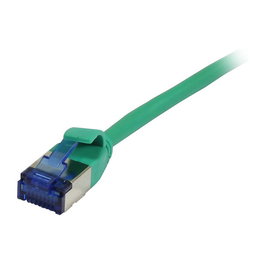 Synergy21 Patchkabel RJ45 CAT6A 500Mhz 0.25m Verde U/FTP Slimline D=3.8mm TPE Superflex AWG32