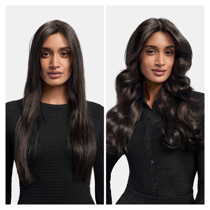 Dyson Airwrap i.d. Straight & Wavy Multistyler Cerámico Herramienta de Peinado con Accesorios para Alisar, Rizar y Secar Negro Rosa Oro