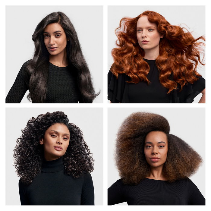 Dyson Airwrap i.d. Straight & Wavy Multistyler Cerámico Herramienta de Peinado con Accesorios para Alisar, Rizar y Secar Negro Rosa Oro