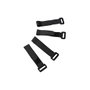 LogiLink KAB0056 Bridas de velcro de 20 mm x 150 mm, 10 piezas, Negro