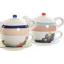 DKD Home Decor Teteras Teide de Dolomita Surtido de 2 Unidades