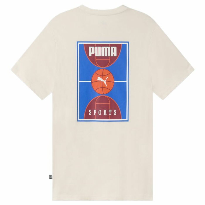 Camiseta de Manga Corta Hombre Puma Chilli Powder Blanco Camiseta de Manga Corta Hombre Puma Chilli Powder Blanco