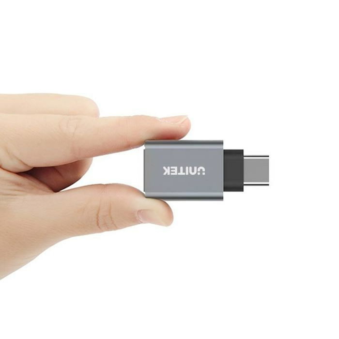 Unitek Adaptador OTG USB-C Y-025CGY Gris
