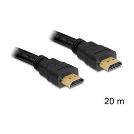 DeLOCK Cable HDMI de alta velocidad con Ethernet de 20 m